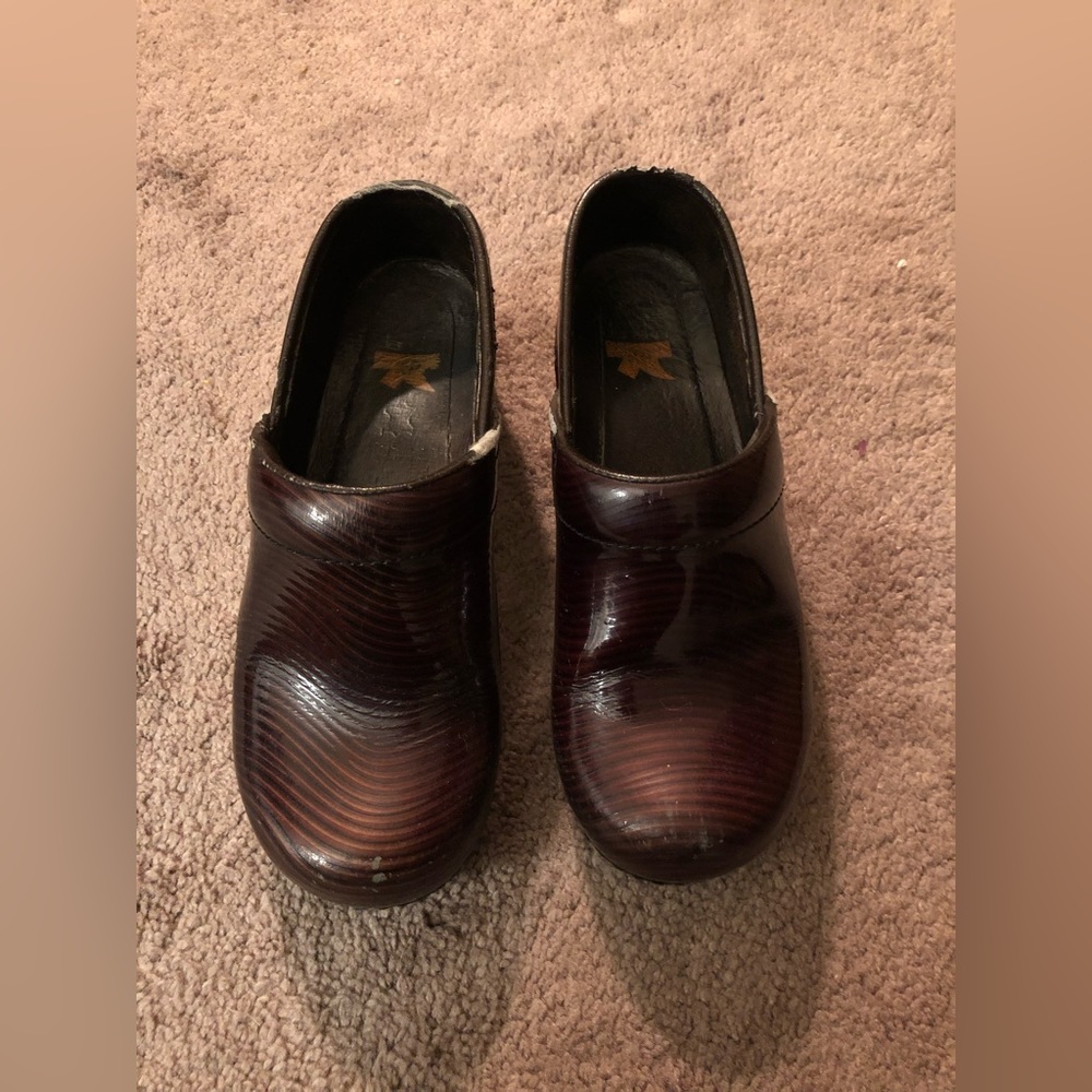 Danskos nursing clogs.
